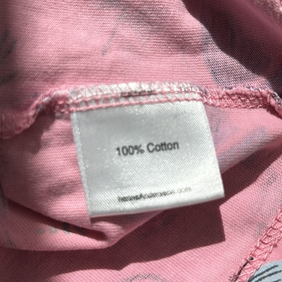 Cotton Size 120/ 6-7 us long sleeve striped and buttterfly dress with pockets - Picture 8 of 9